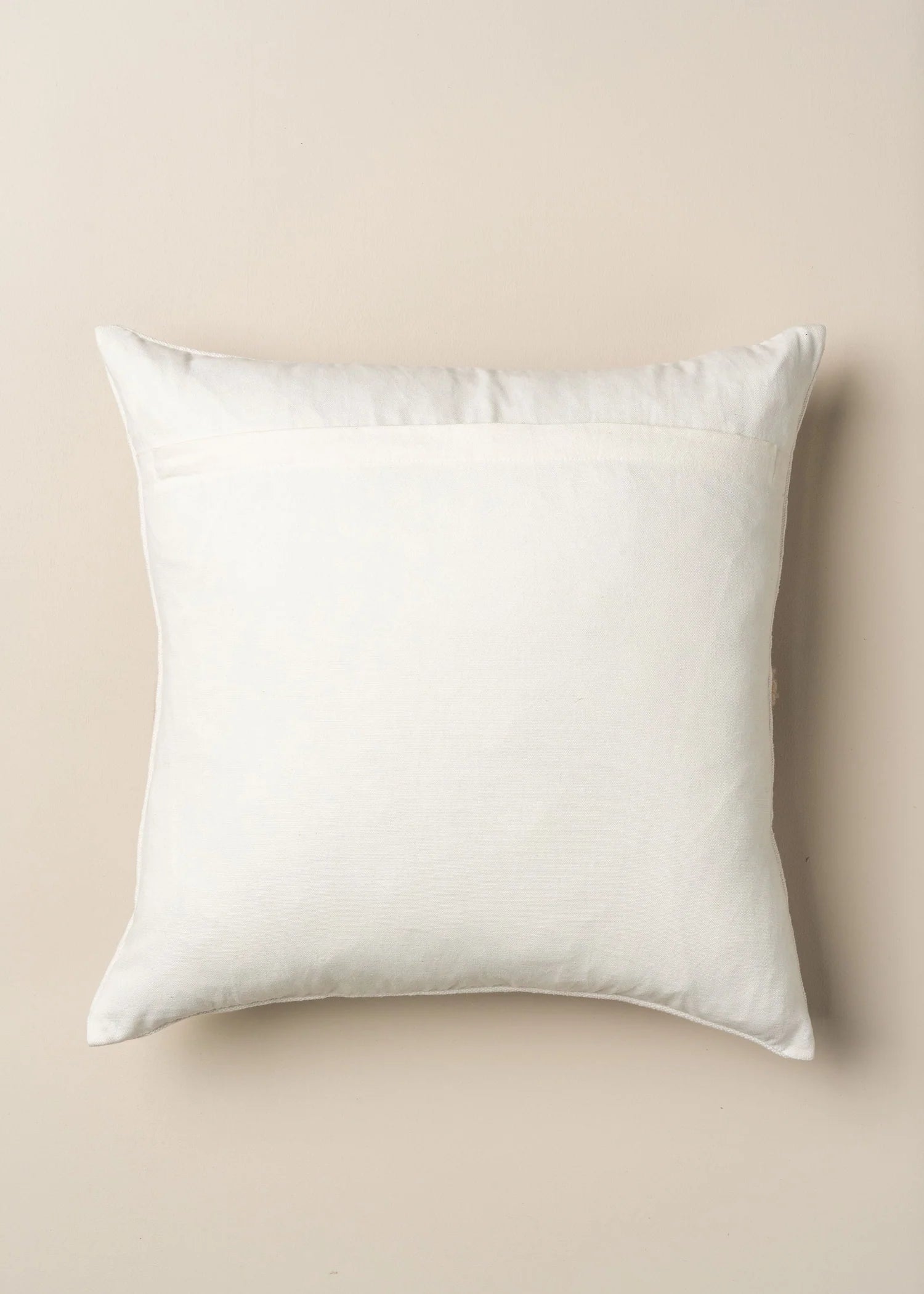 Abstract Square Cushion | Ecru