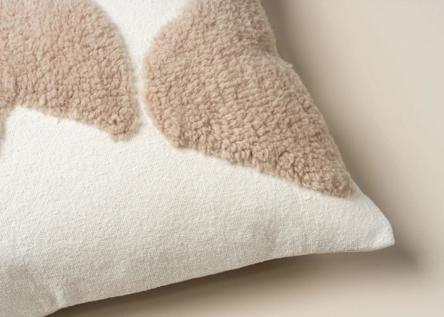 Abstract Lumbar Cushion | Ecru