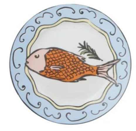 Deli Ceramic Plates 4 Assorted Designs