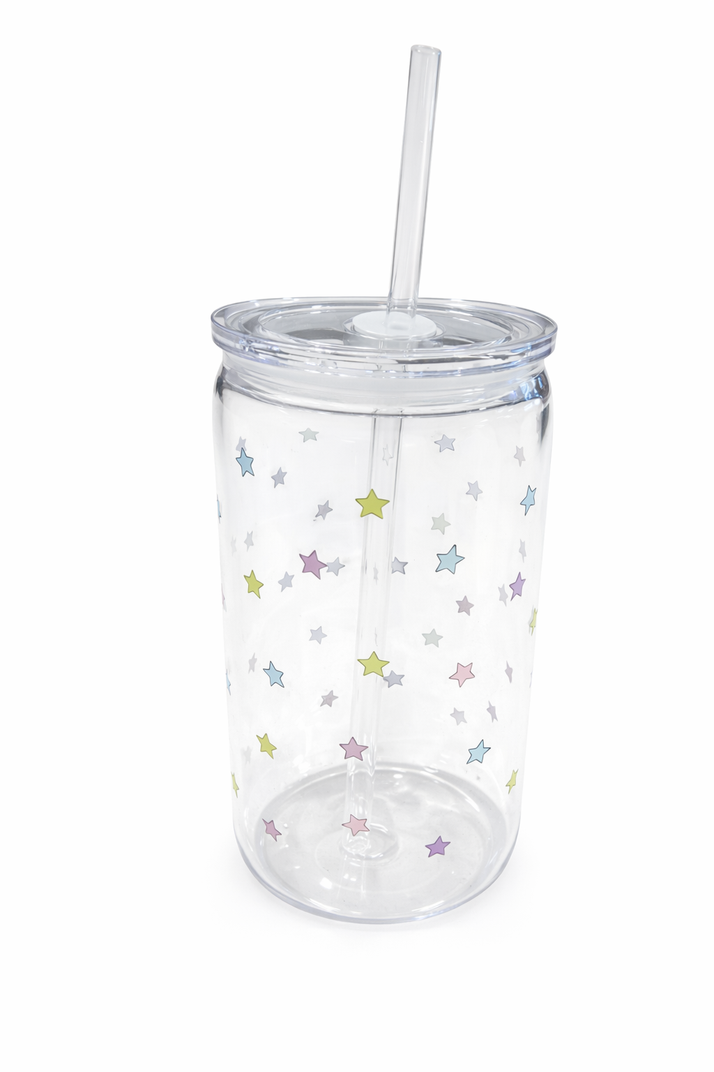 Decor Glass Straw Tumbler