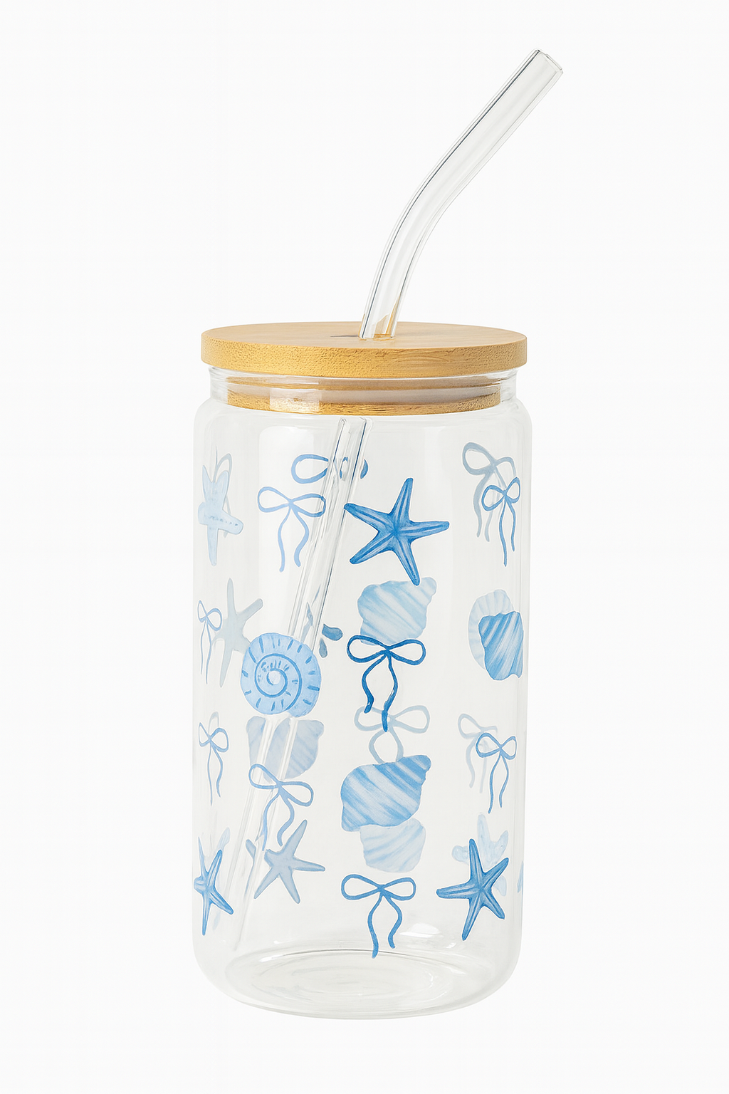 Decor Glass Straw Tumbler