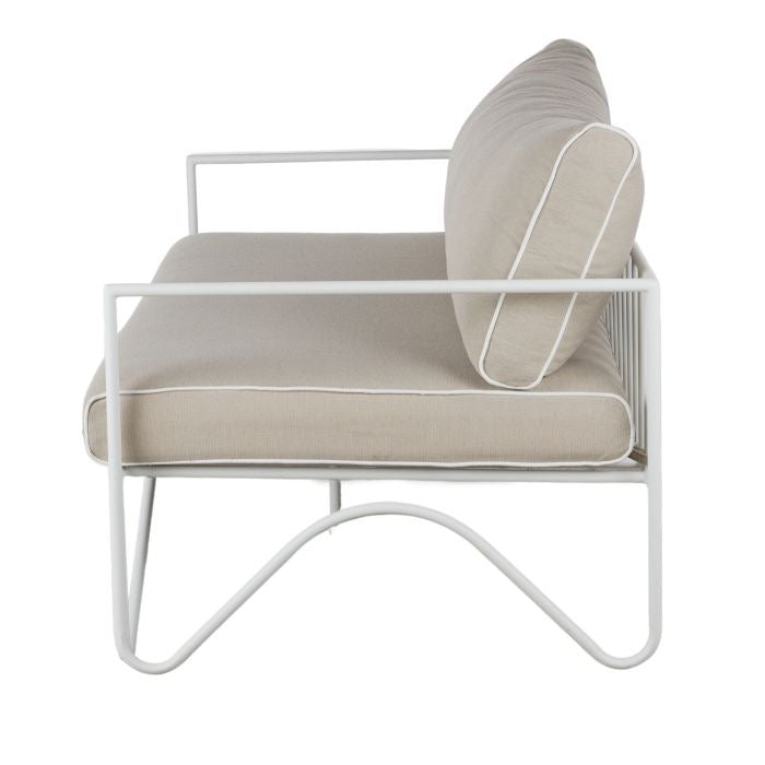 AMALFI LLOYD OUTDOOR 3 SEATER SOFA TAUPE