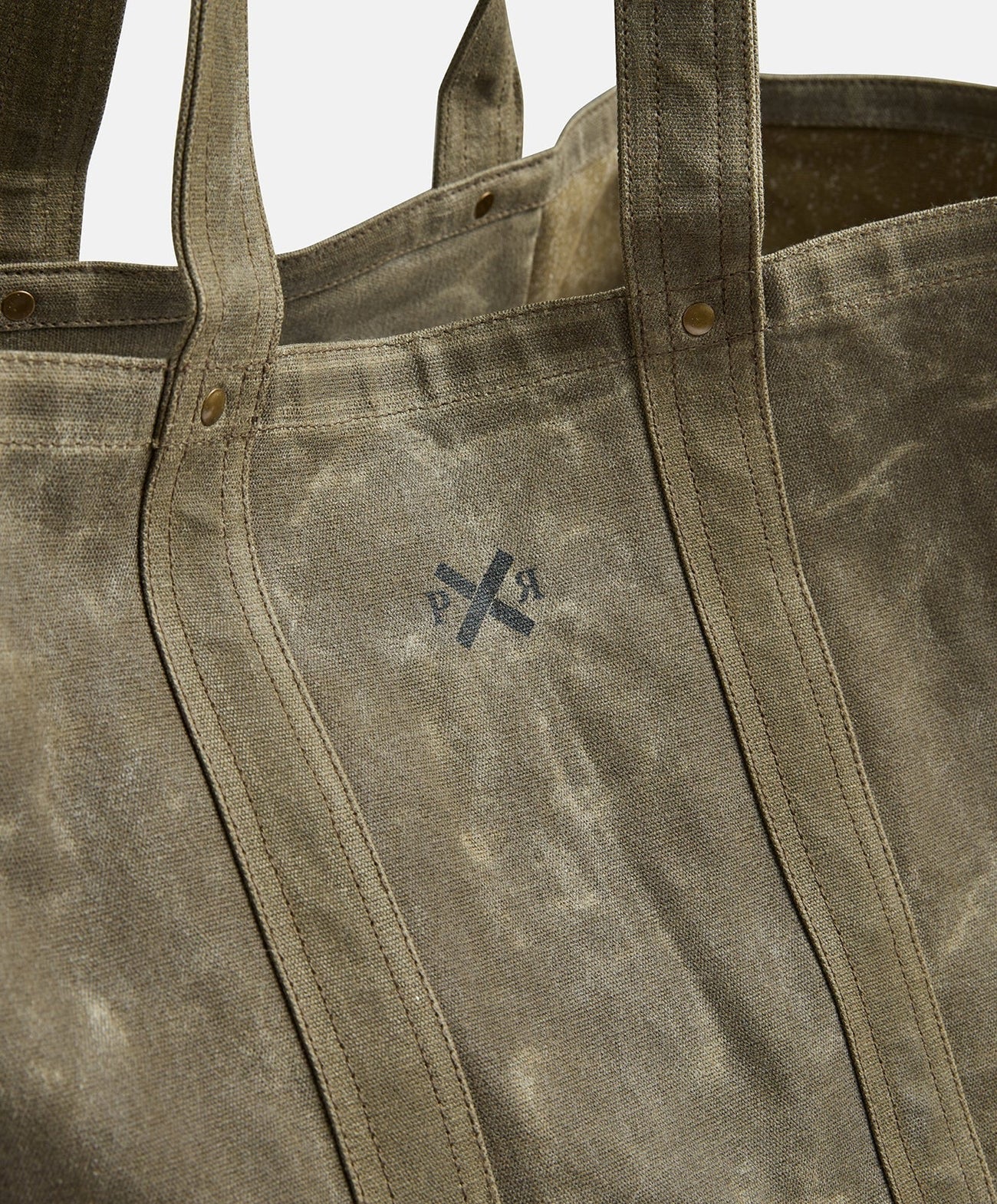 Market Canvas Tote Bag | Dark Olive