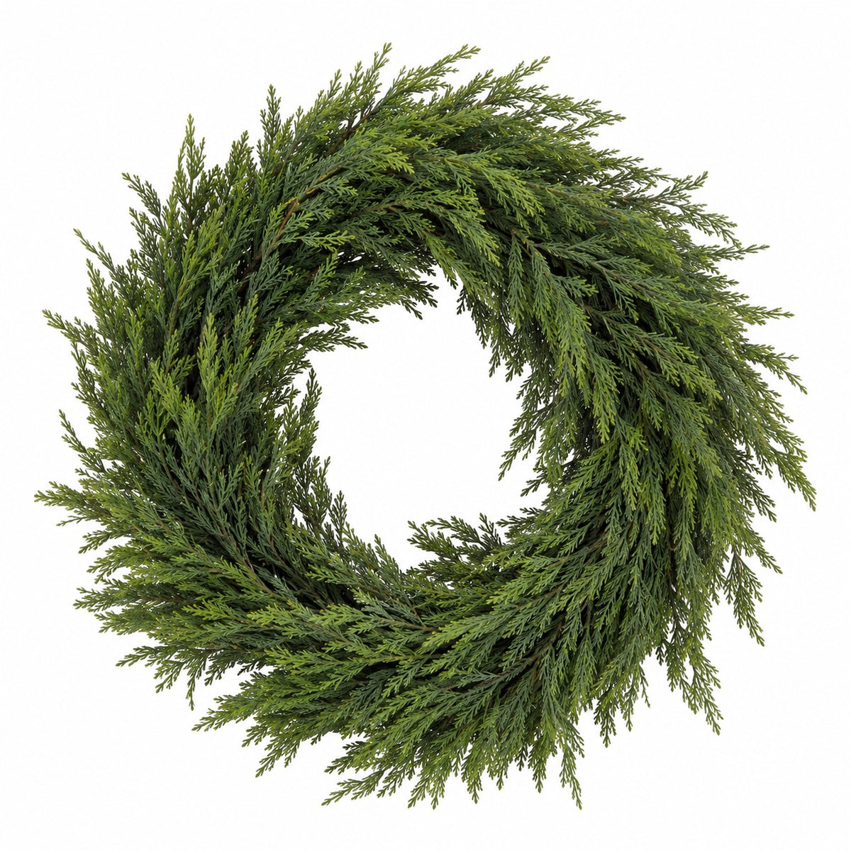 Norfolk Real Touch Wreath with Lights 66cm