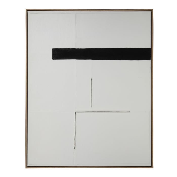 ACADEMY GABEL HAND PAINTED WALL ART CREAM 100X4.5X80CM