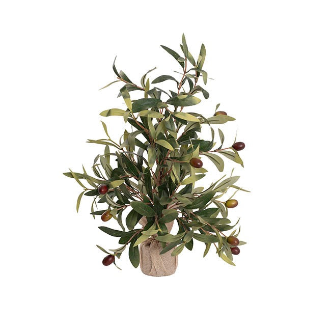 Olive Tree Burlap Jute Green
