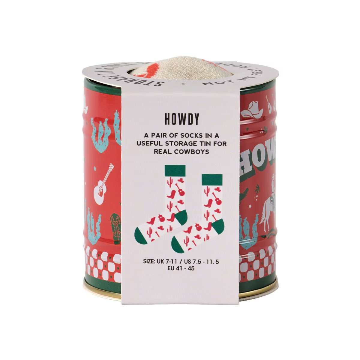 Socks in a Can - Howdy