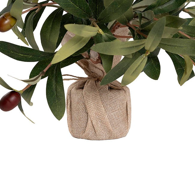 Olive Tree Burlap Jute Green