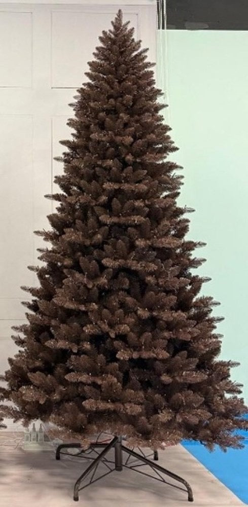 Noel Christmas Tree with Lights 210cm Chocolate