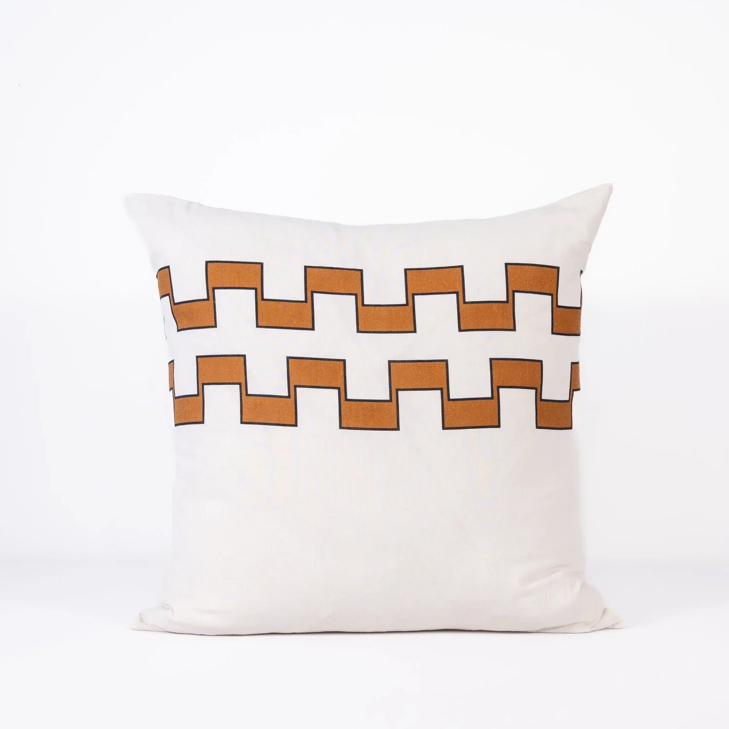 Astor Outdoor Cushion - Ivory/Nutmeg