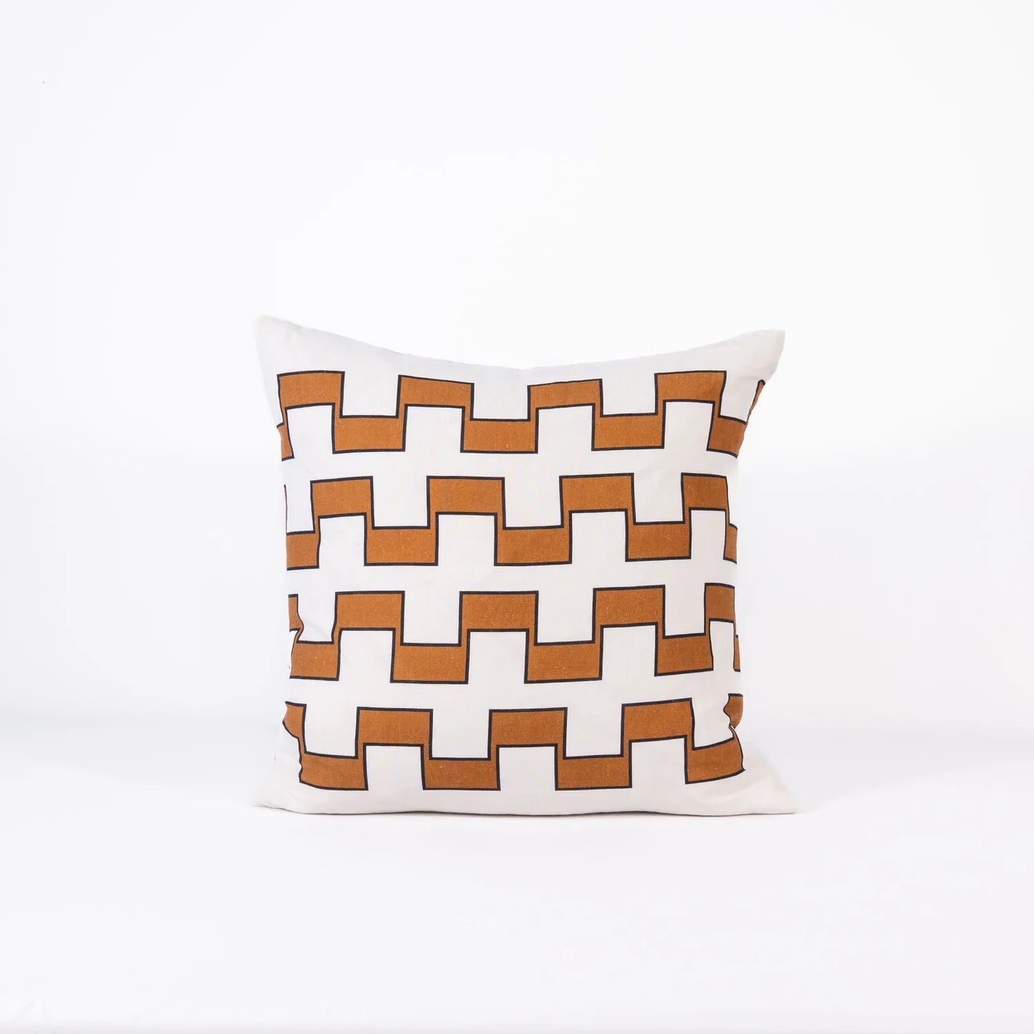 Astor Outdoor Cushion - Ivory/Nutmeg