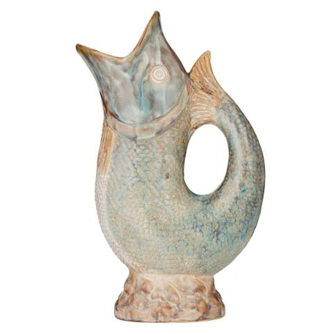 Pescado Ceramic Jug - Mint
