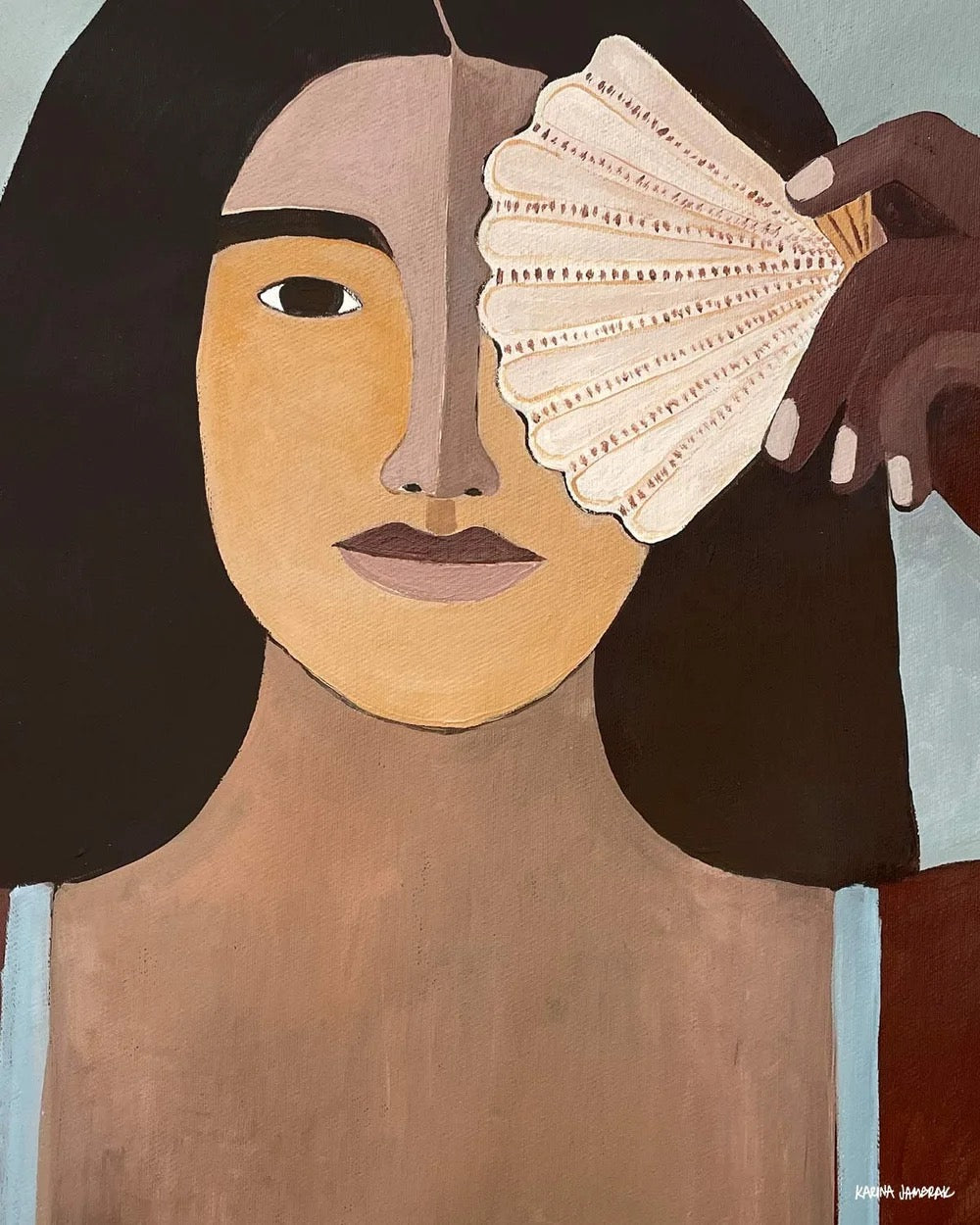 Shell Collector (90x120 cm) – by Karina Jambrak