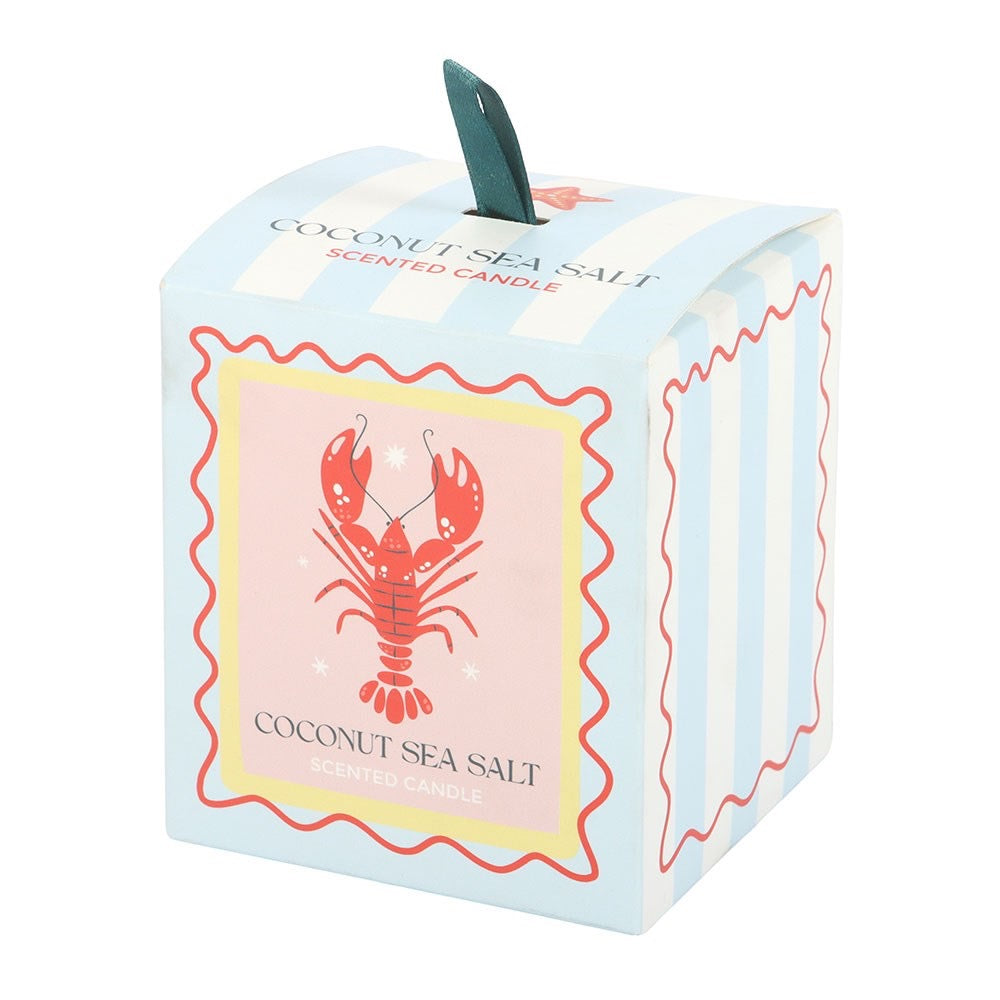 Coconut Sea Salt Scented Glass Candle