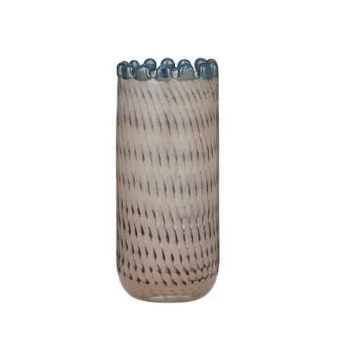 Selina Glass Vases - Nat/Steel
