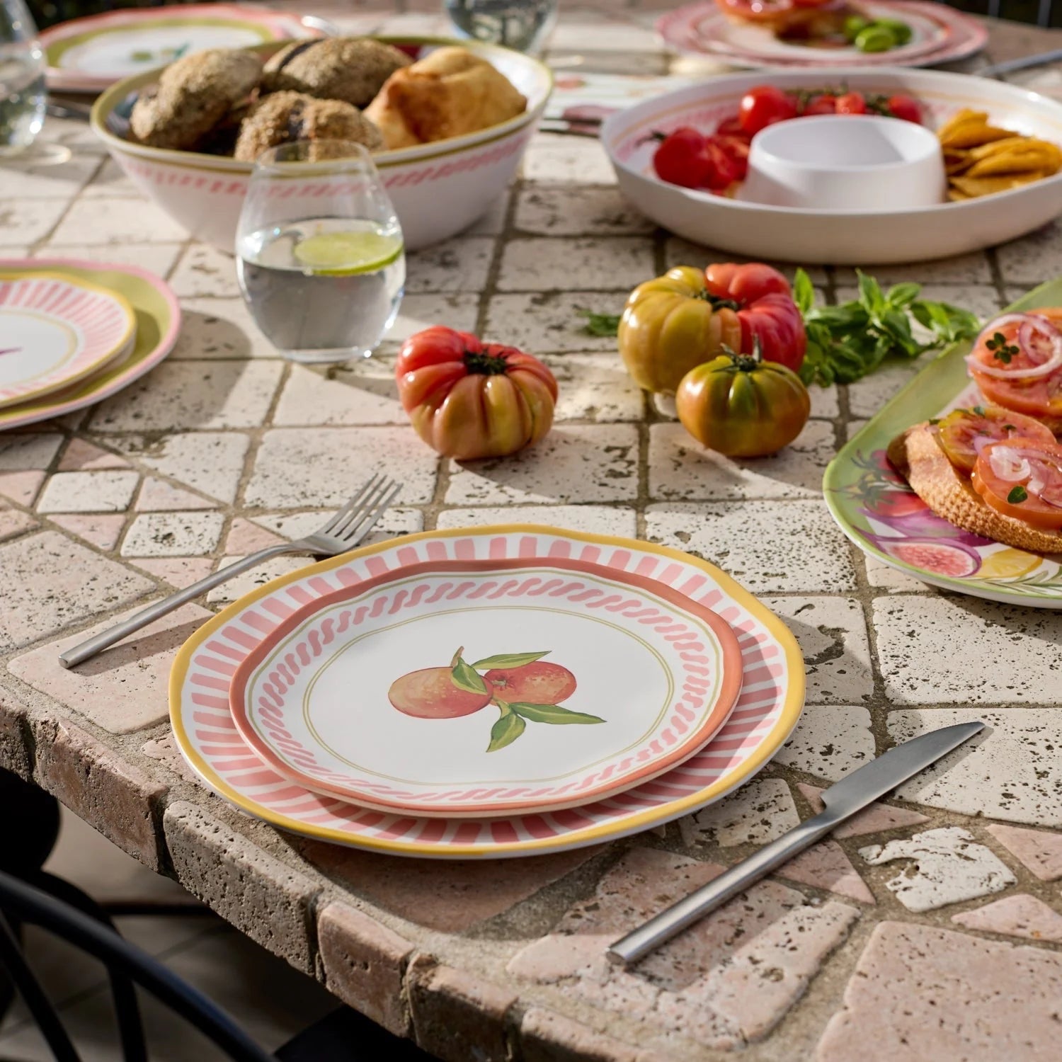 Large Fiesta Melamine Plates
