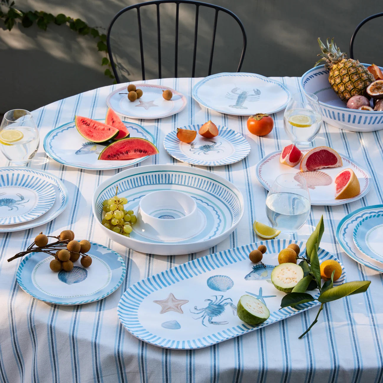 La Mer Melamine Serving Bowl