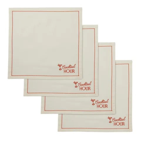 Social Cotton Napkins- Set 4