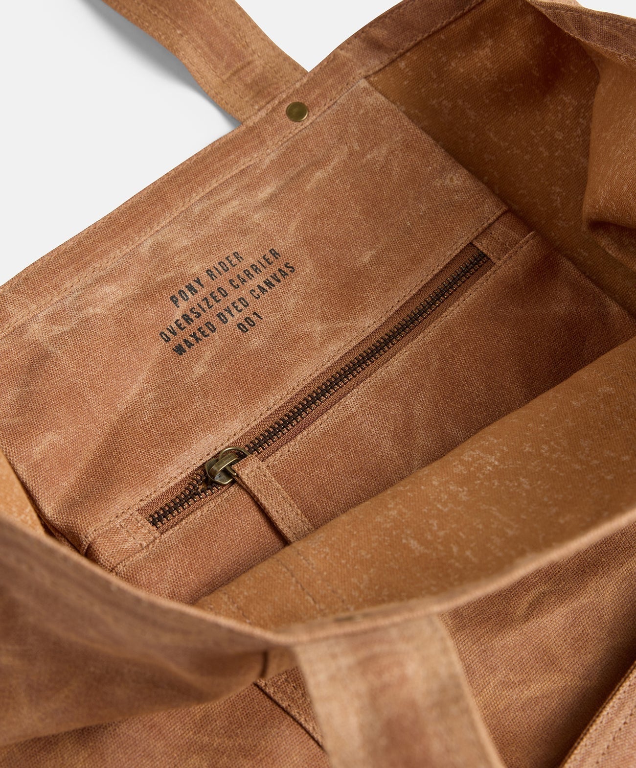 Market Mini Canvas Tote Bag | Almond