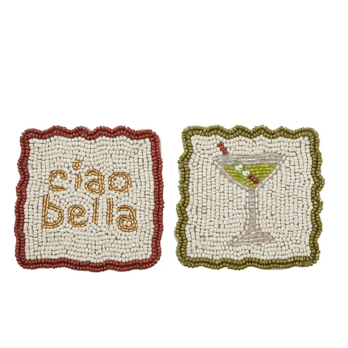 Ciao Beaded Coaster