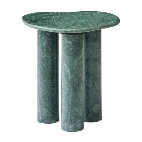 Netta Marble Side Table 42x36x45cm Grn