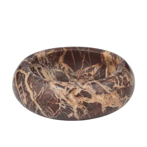Ohio Marble Bowl 12x4.5cm Claret