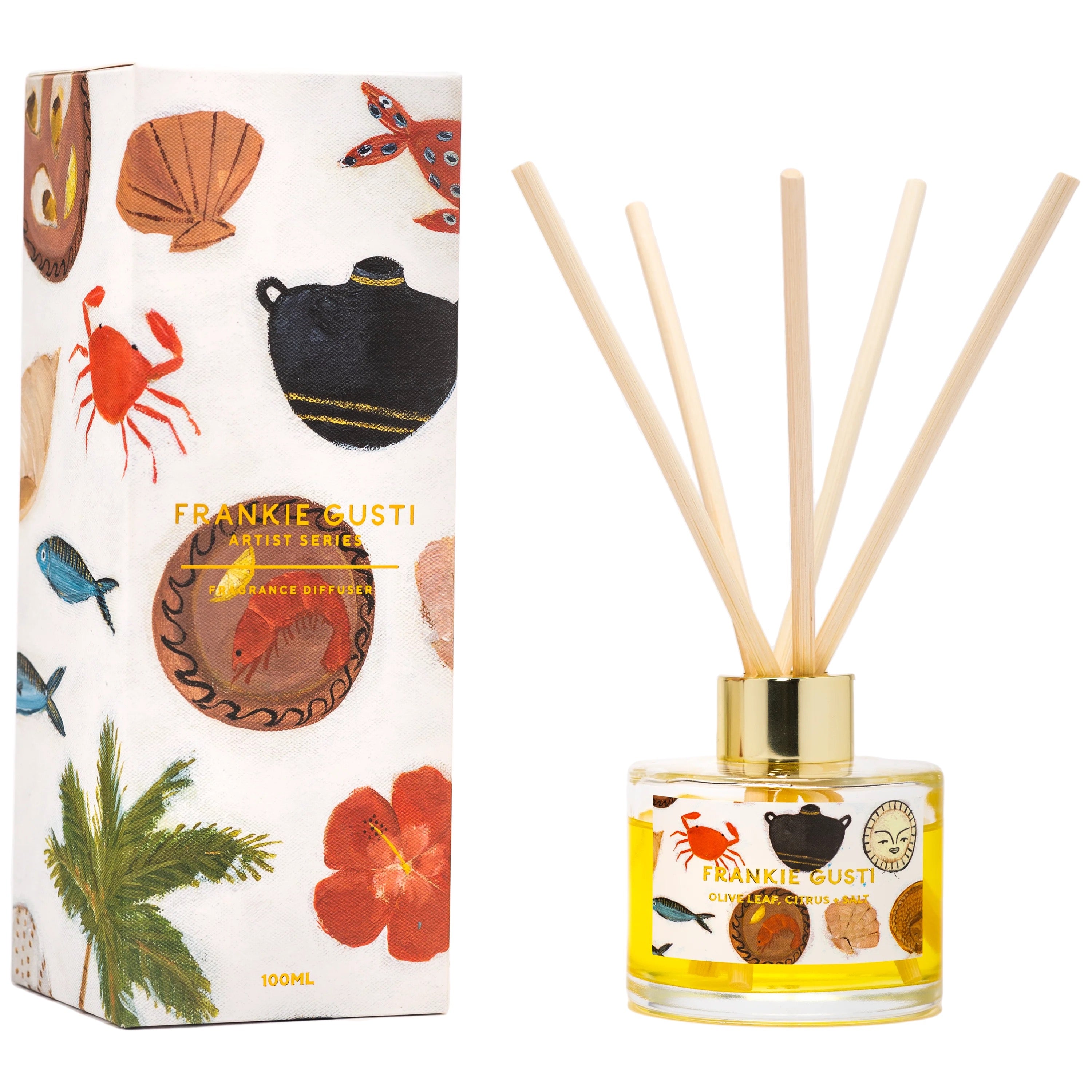 ARTIST SERIES DIFFUSER | OLIVE LEAF, CITRUS + SALT | GABRIELLE DIAMANTIS