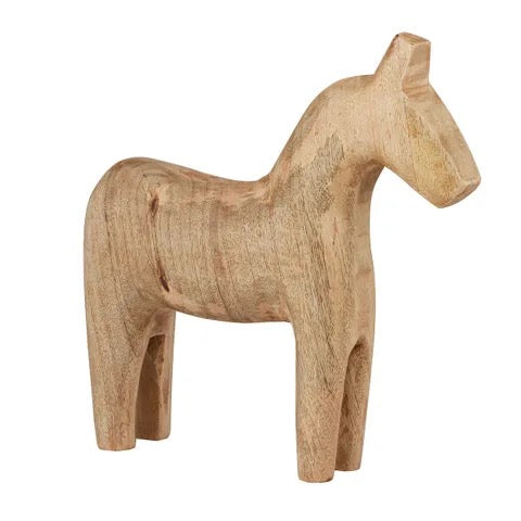 RANCHO WOOD HORSE SCULPTURES