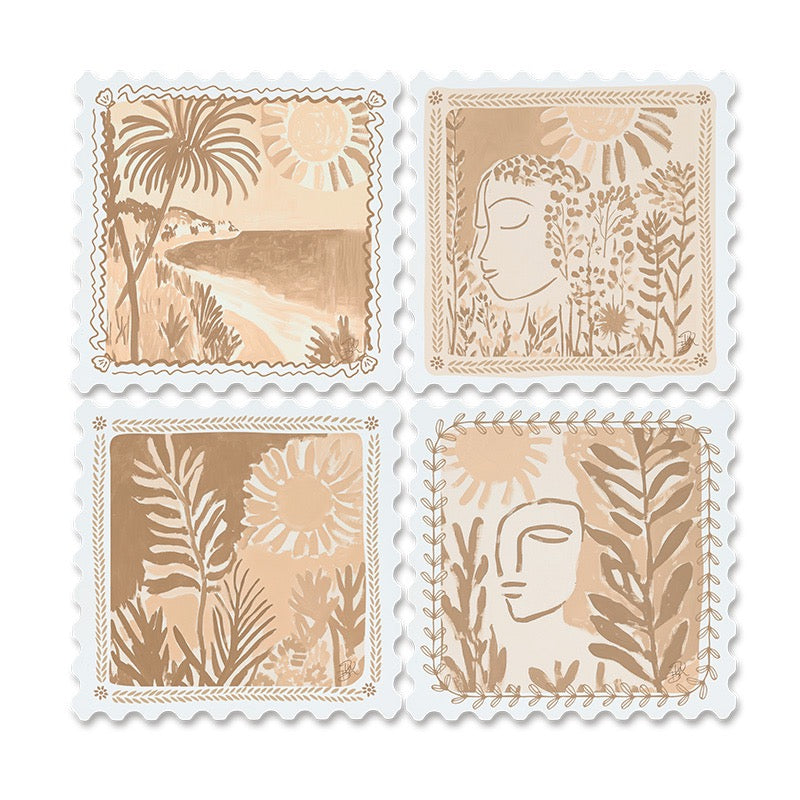 Resin Coasters Stamp Design 'Coco'