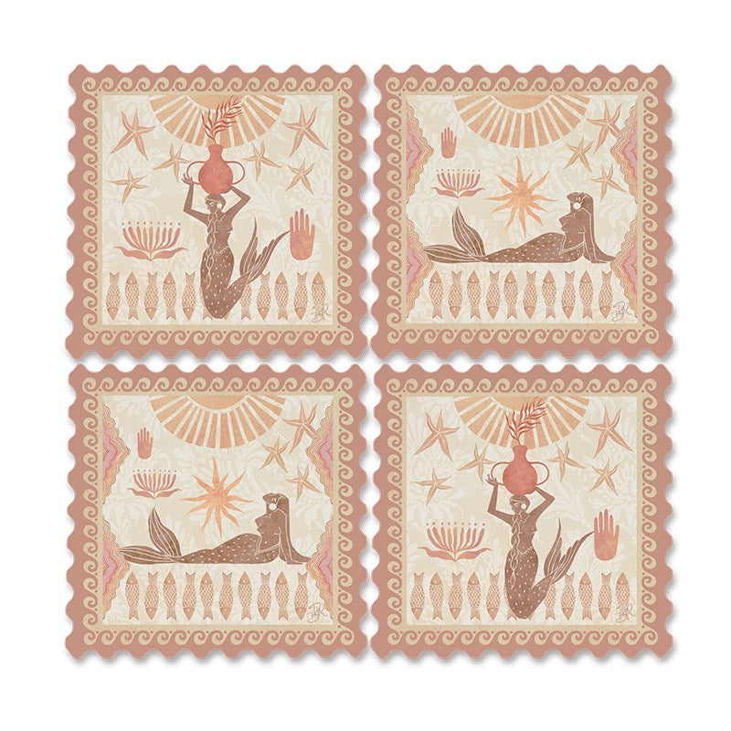 Resin Coasters -Mermaid