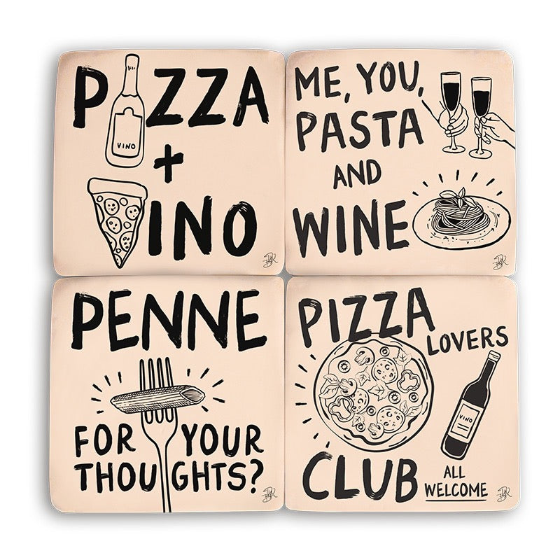 Resin Coasters -Pizza