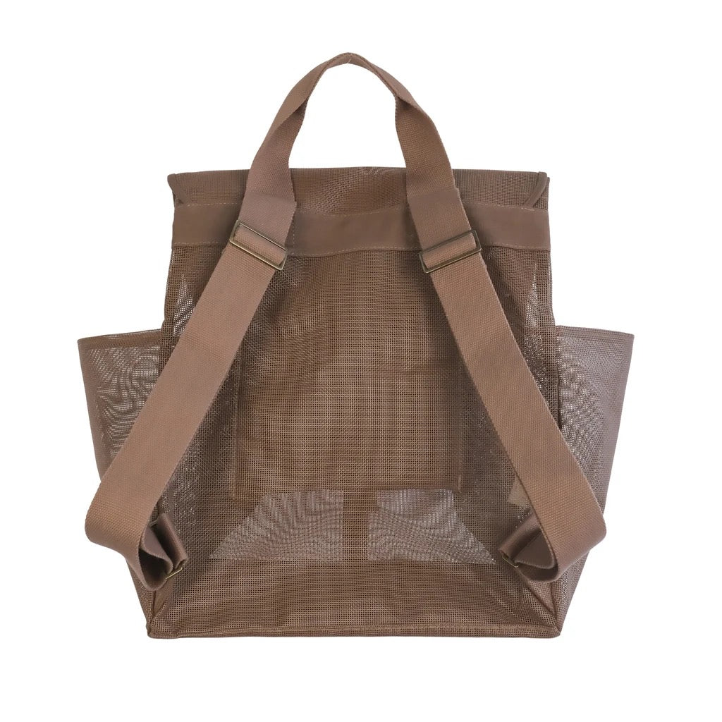 BEACH HAULER™ MESH BACKPACK - ESPRESSO