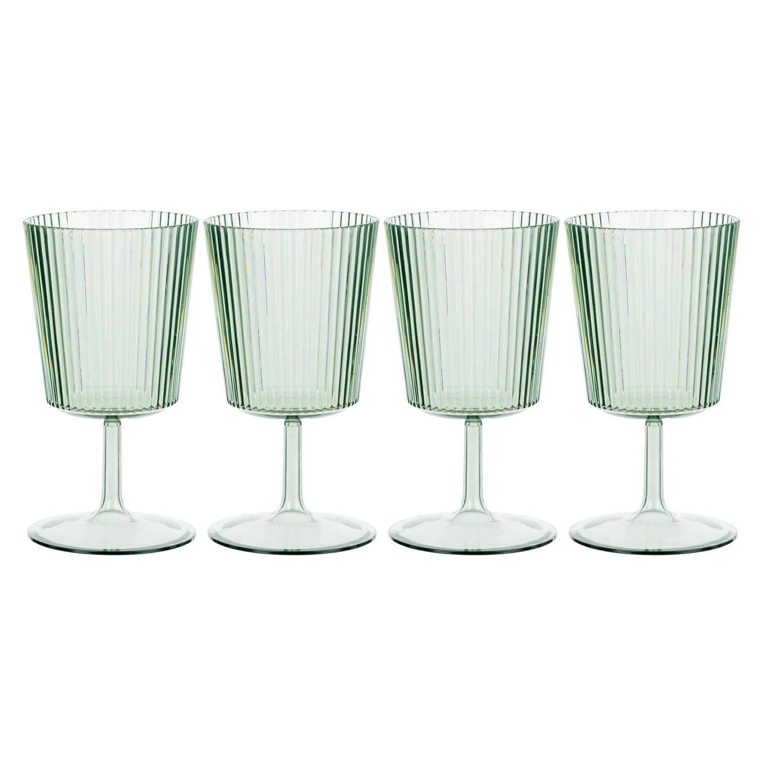 Davis & Waddell Saltara Wine Glasses 4pcs Set -Green