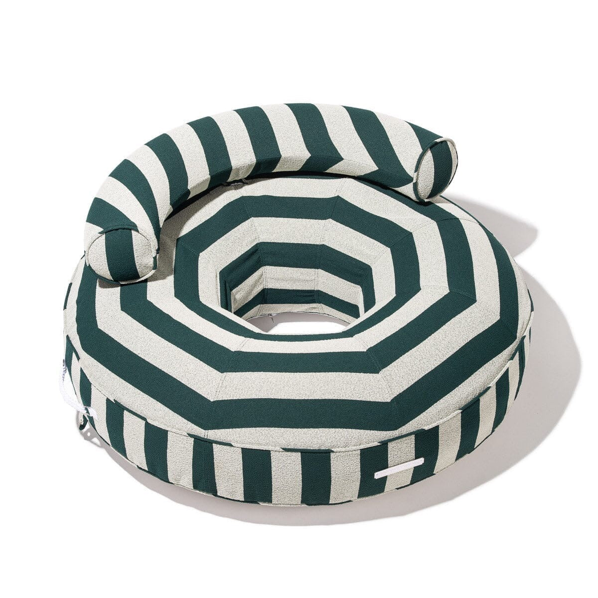 CANVAS POOL RING - TERRY GREEN STRIPE