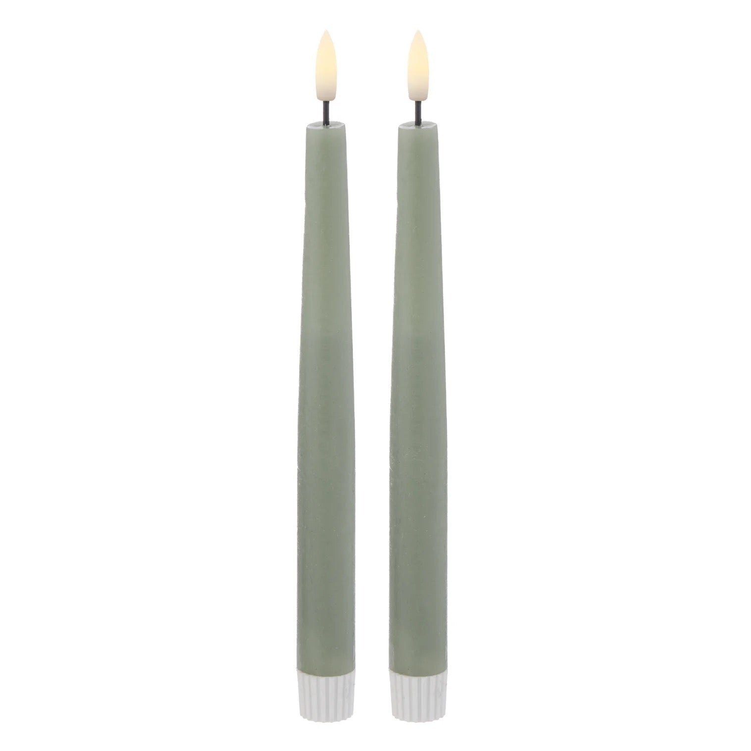 Flickering Taper Candle