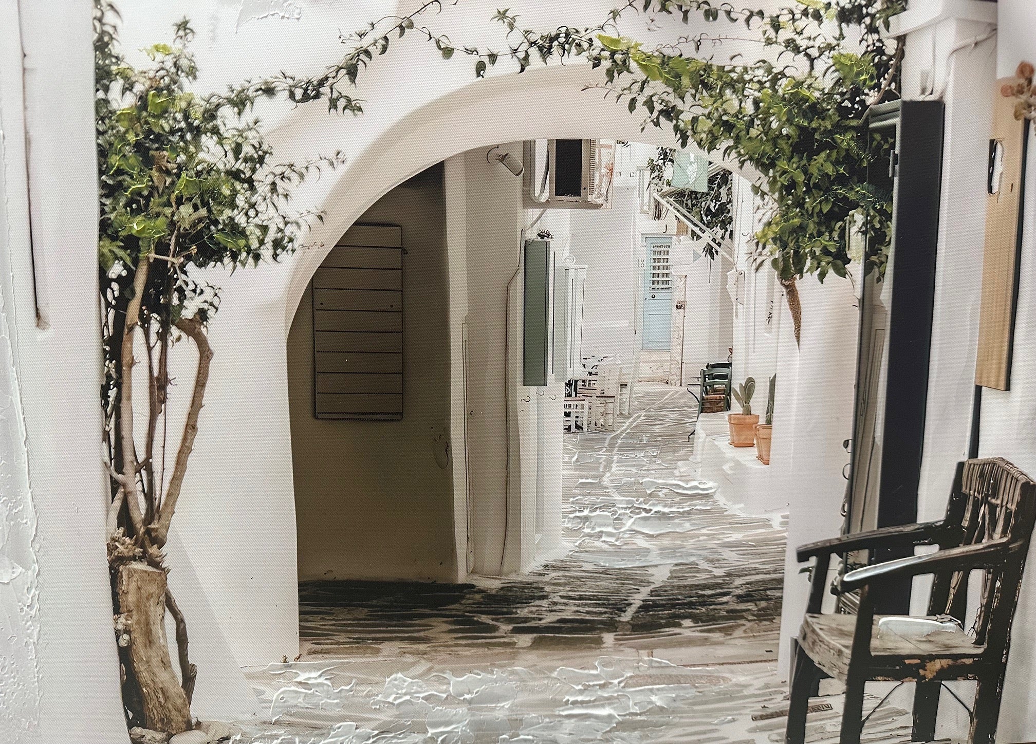 Tuscan Cobbled Street