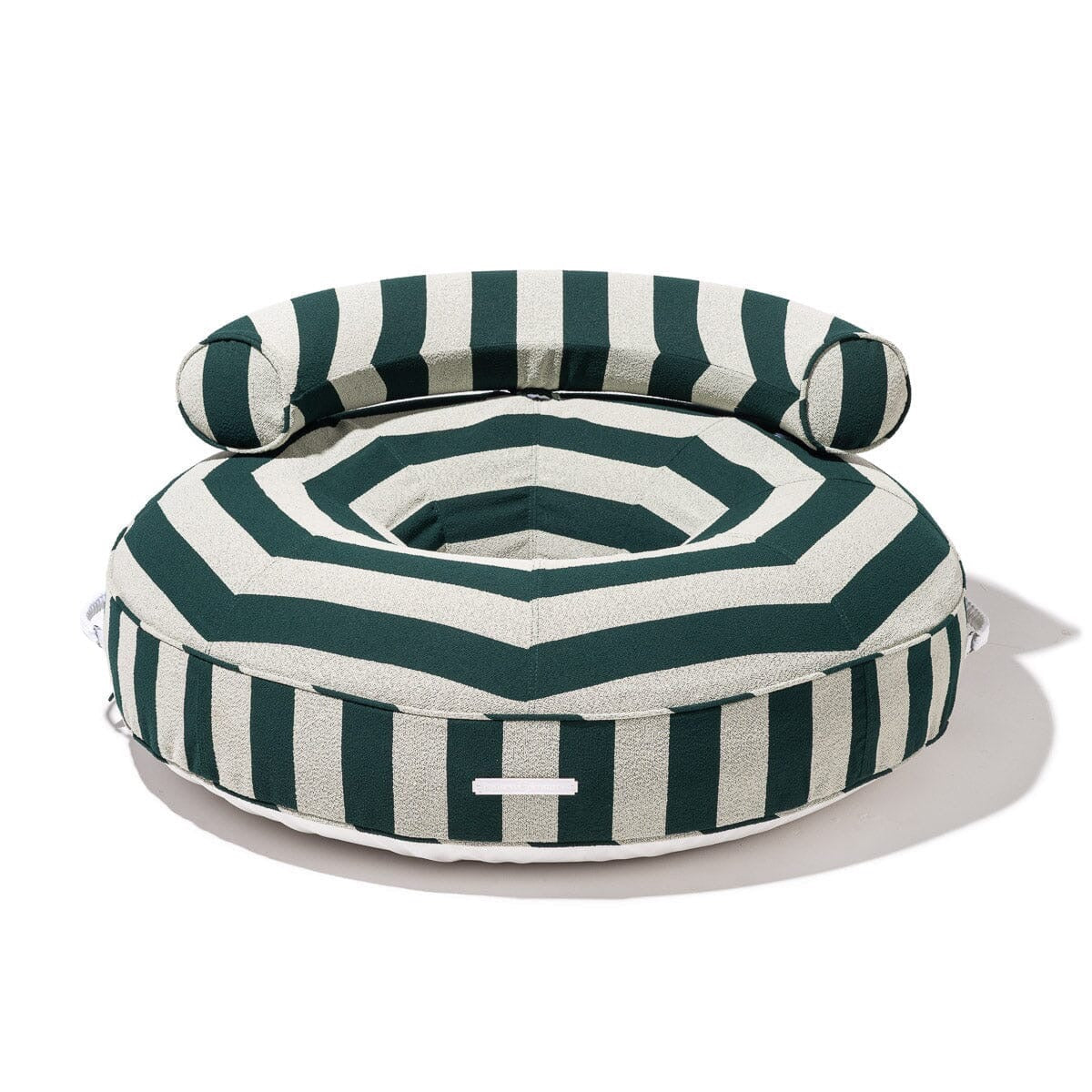 CANVAS POOL RING - TERRY GREEN STRIPE