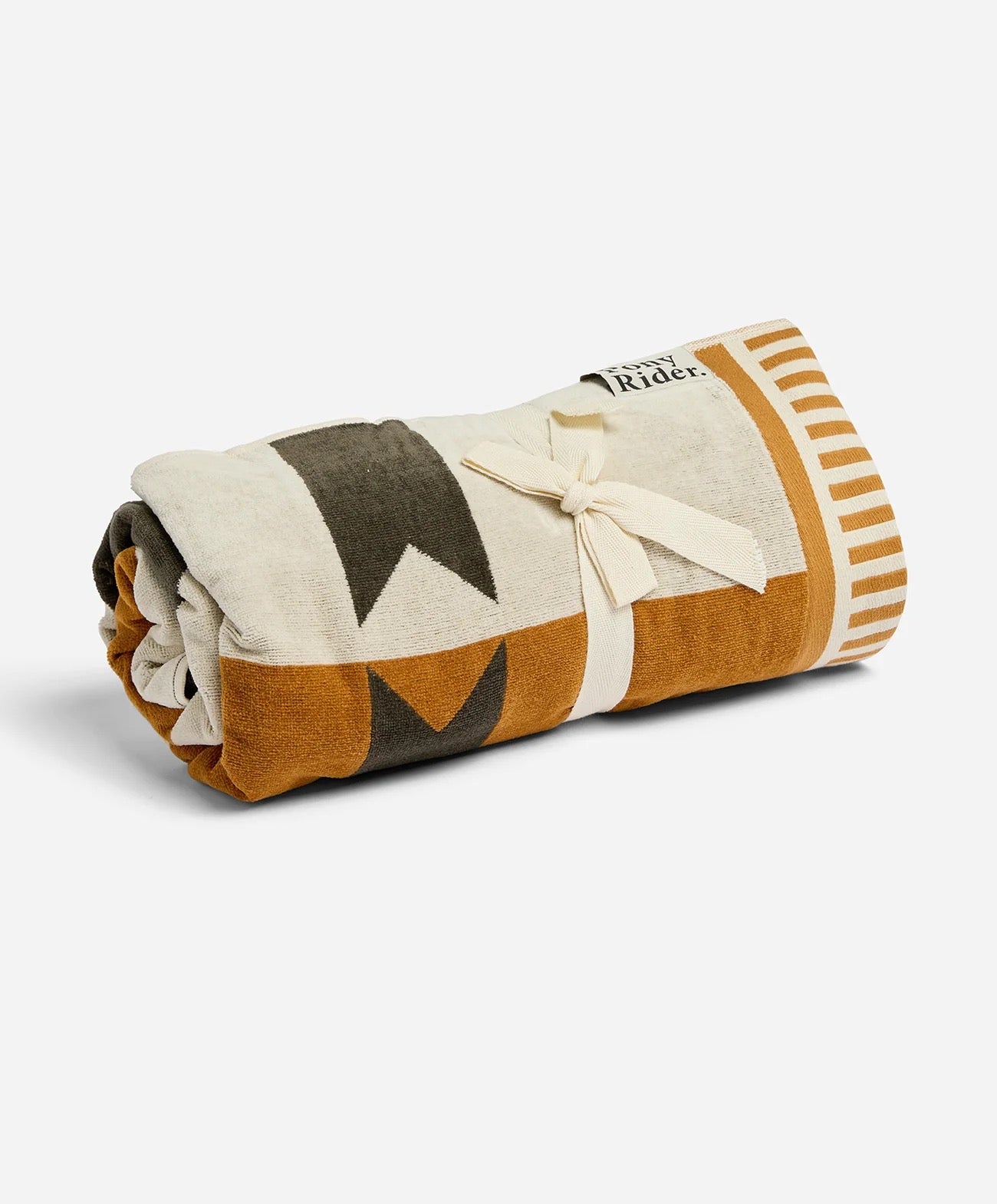 Rocky Mountain Towel | Natural / Black