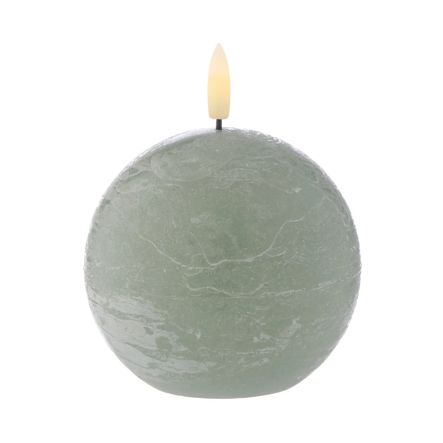 Hughe LED Flickering Candles - Sage