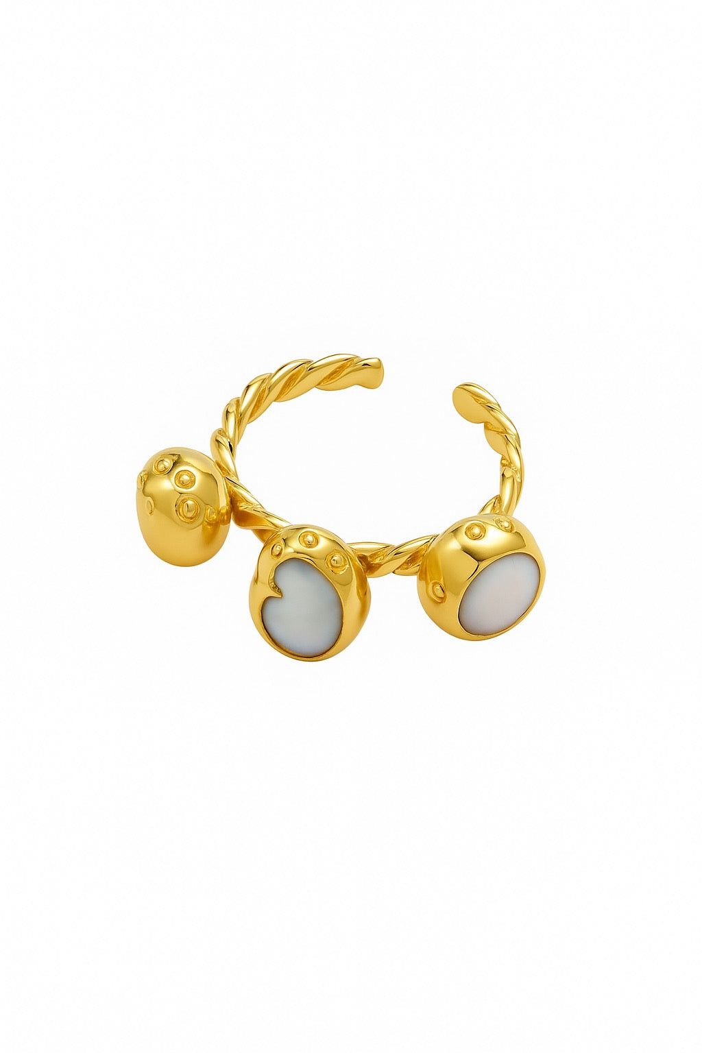 Alwin Triple Pear Ring