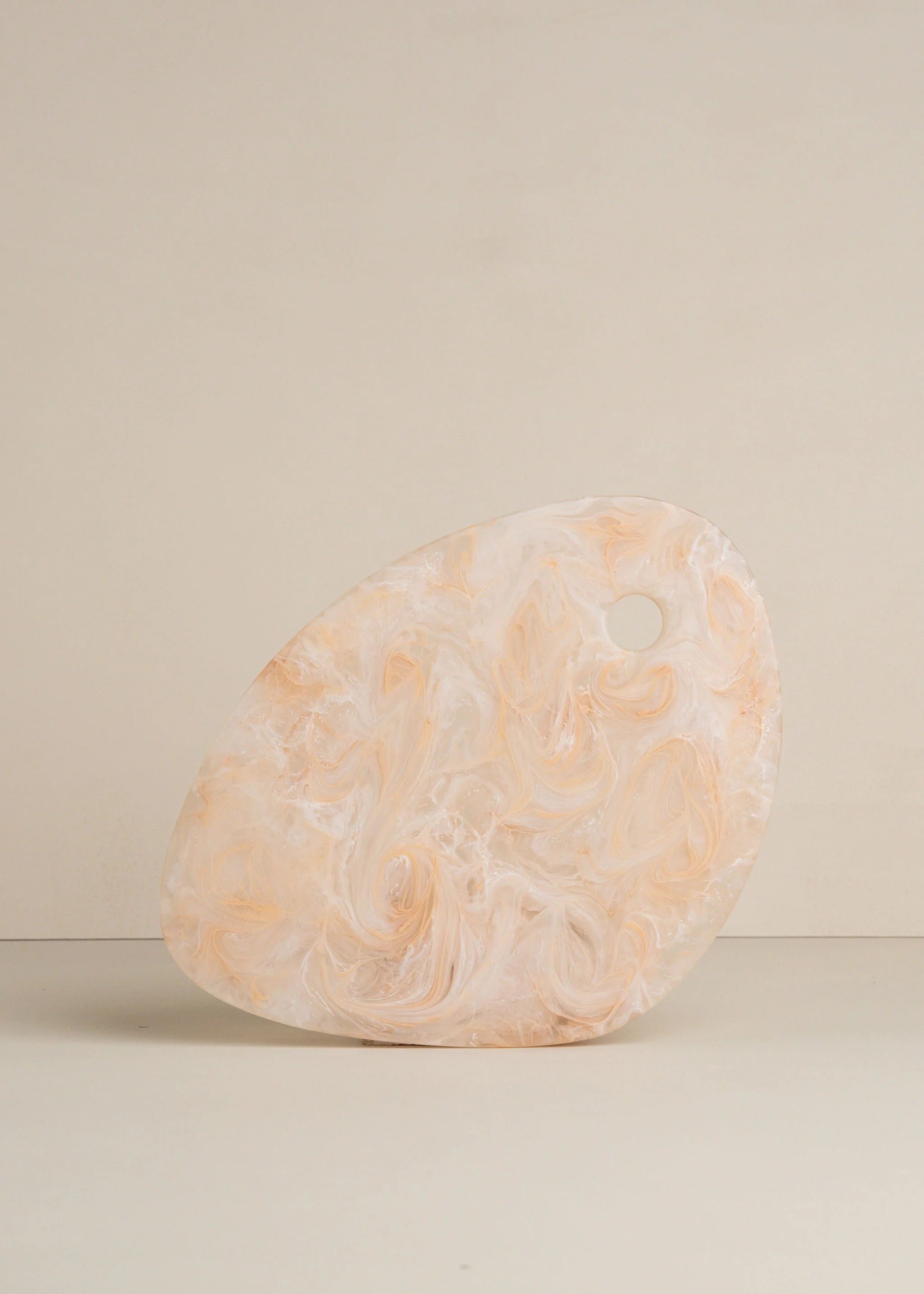 Flow Resin Cheese Platter - Shell