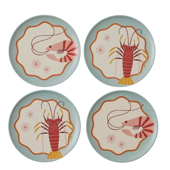 Shack Bamboo Fibre Plates – Set of 4