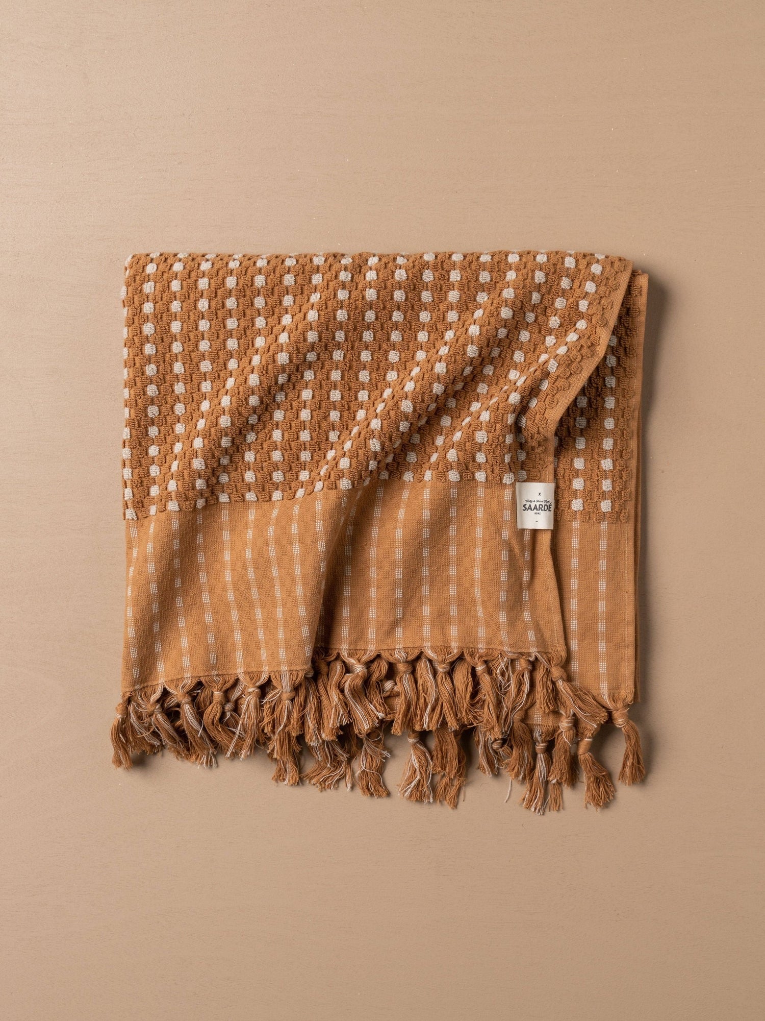 Chickpea Bathsheet Collection - Terracotta Stone