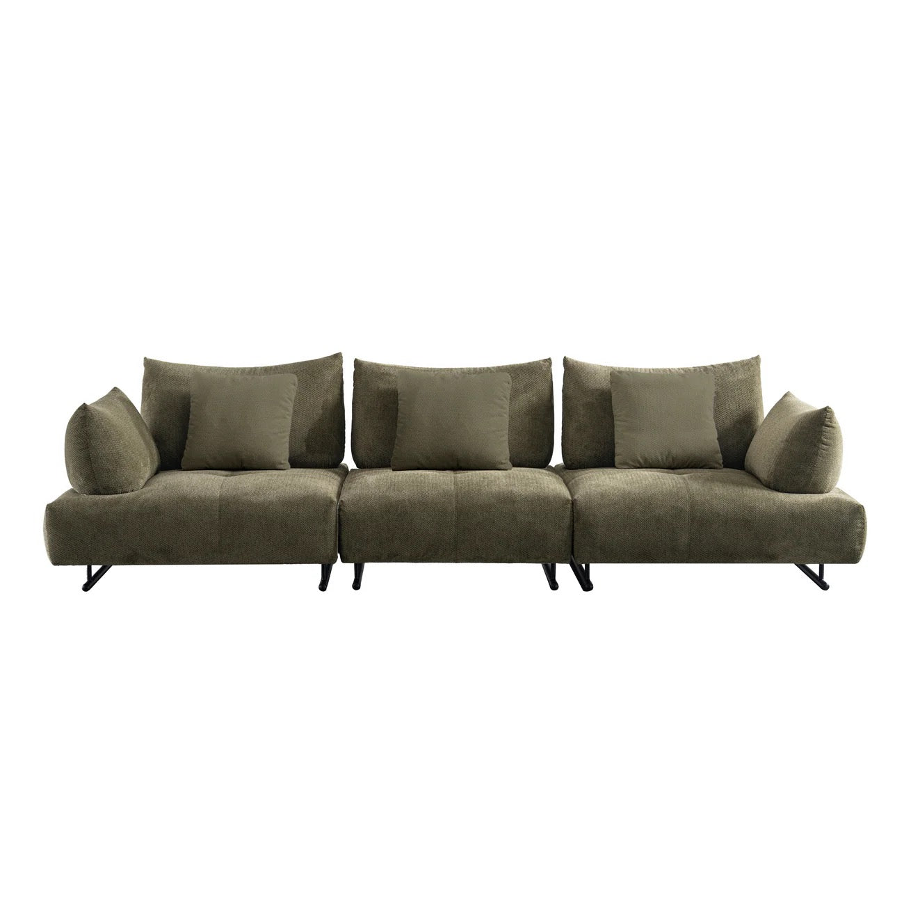 Iris Sectional Sofa - Olive