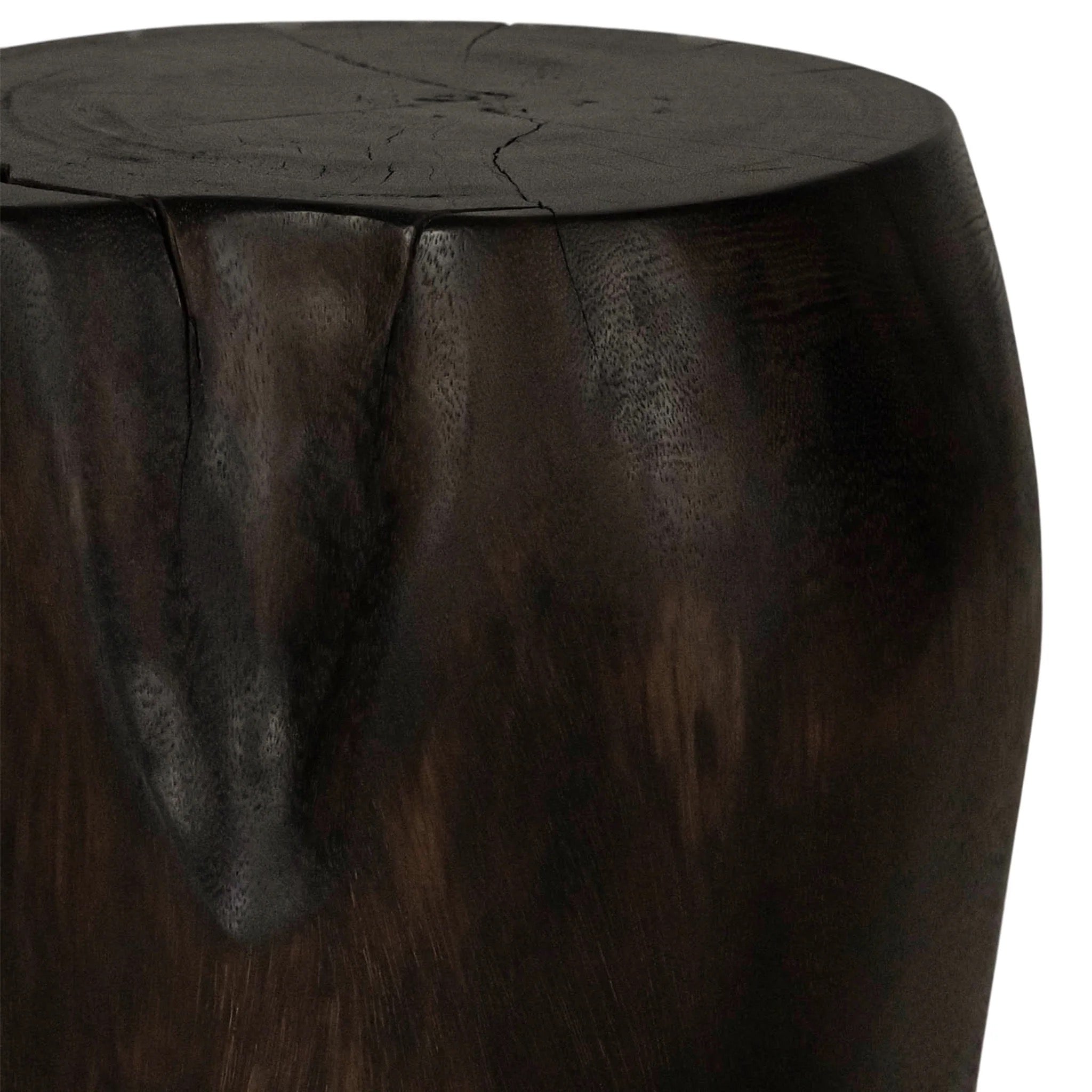 Log Stool- Truffle