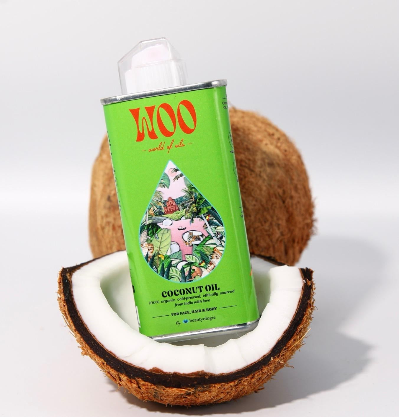WOO Coconut Oil – Pure Coconut Luxury for Soft, Hydrated Skin & Hair