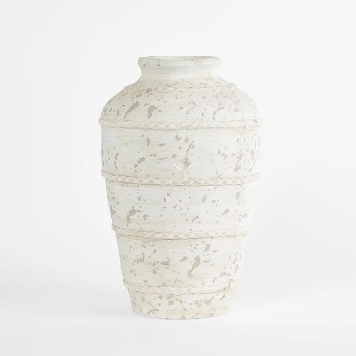 CORBIN VASES- WHITE