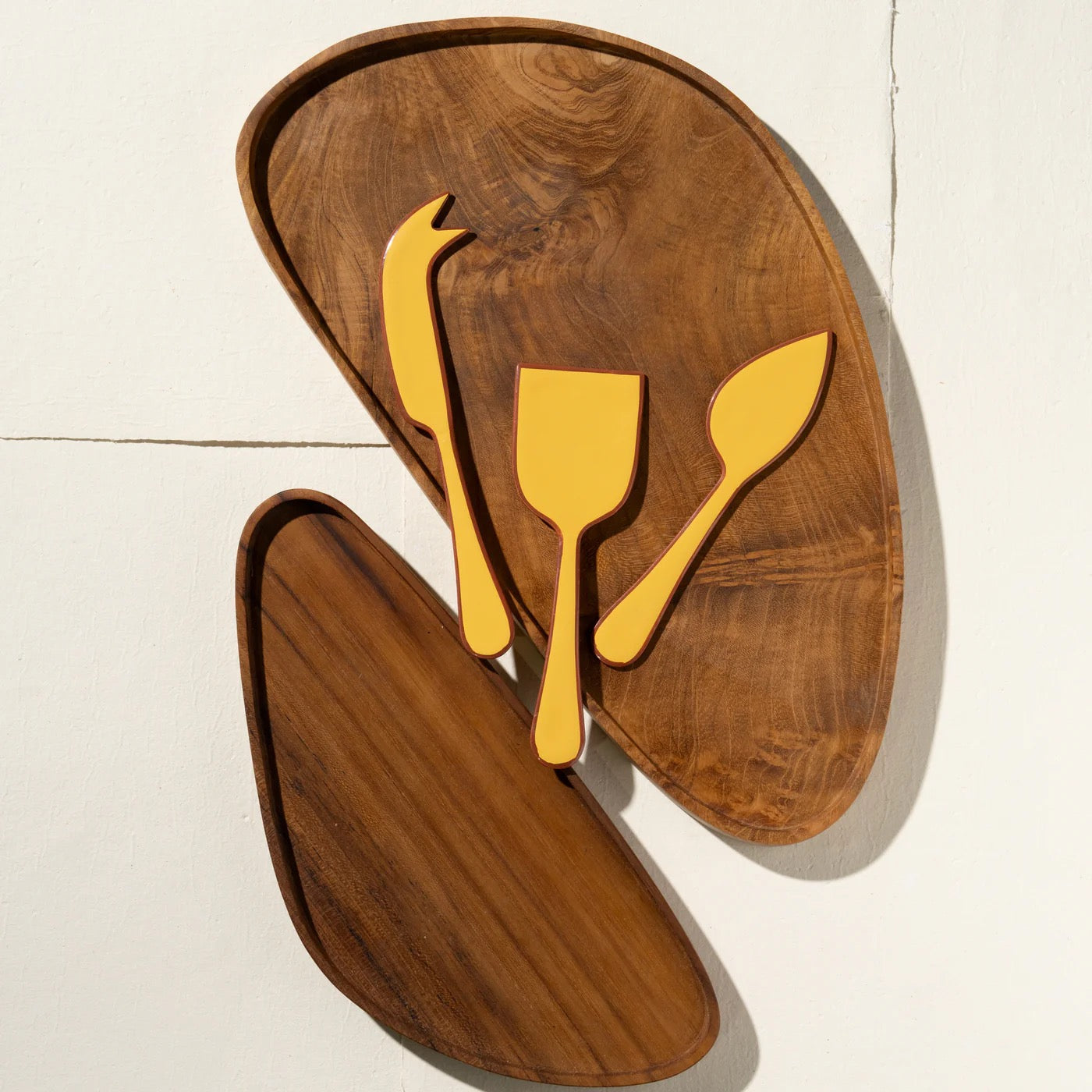 ALDER ENAMEL CHEESE SET - CHAI