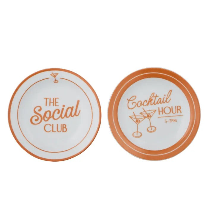 Social Ceramic Plates