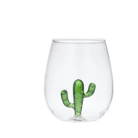 CACTUS GLASS TUMBLER